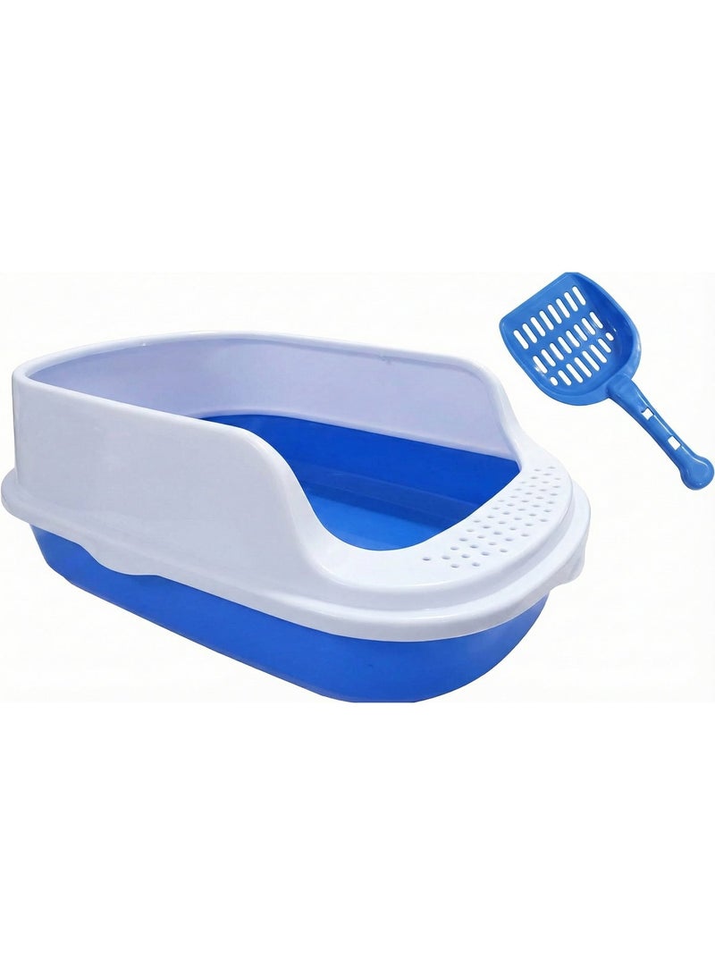 صندوق فضلات قطط فاخر مع مغرفة - Image 1